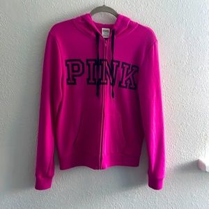 🌸2 For $25🌸 Pink Victoria Secret zip up hoodie